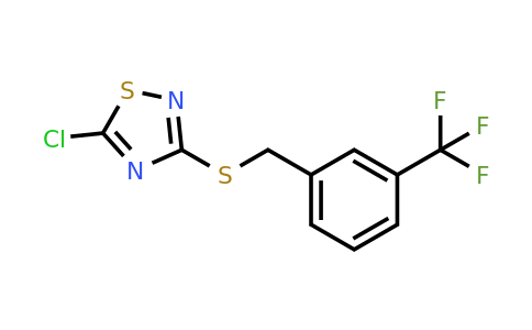 680221-29-8 | 5-Chloro-3-({[3-(trifluoromethyl)phenyl]methyl}sulfanyl)-1,2,4-thiadiazole
