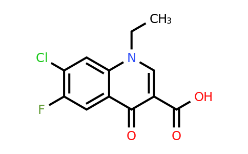 68077-26-9 | 7-Chloro-1-ethyl-6-fluoro-4-oxo-1,4-dihydroquinoline-3-carboxylic acid