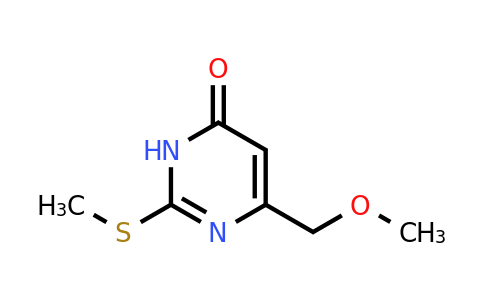 68087-13-8 | 6-(Methoxymethyl)-2-(methylthio)pyrimidin-4(3H)-one