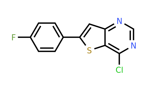 681260-56-0 | 4-Chloro-6-(4-fluorophenyl)thieno[3,2-d]pyrimidine