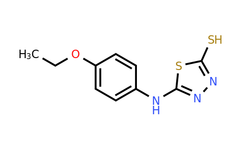 68161-60-4 | 5-[(4-ethoxyphenyl)amino]-1,3,4-thiadiazole-2-thiol