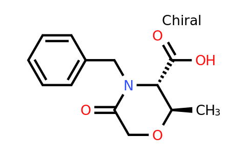 681851-25-2 | (2r,3s)-4-Benzyl-2-methyl-5-oxomorpholine-3-carboxylic acid