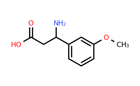 68208-19-5 | 3-Amino-3-(3-methoxyphenyl)propanoic acid