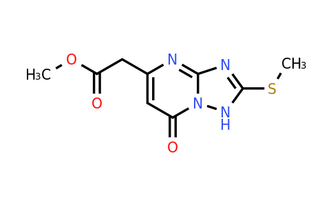 682333-47-7 | Methyl 2-(2-(methylthio)-7-oxo-1,7-dihydro-[1,2,4]triazolo[1,5-a]pyrimidin-5-yl)acetate