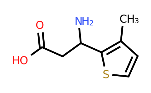 682802-96-6 | 3-Amino-3-(3-methylthiophen-2-yl)propanoic acid