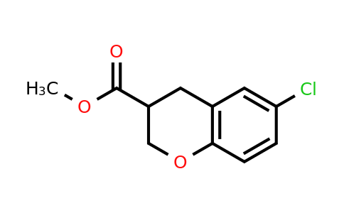 68281-66-3 | Methyl 6-chlorochroman-3-carboxylate
