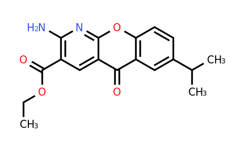 68301-99-5 | Ethyl 2-amino-7-isopropyl-5-oxo-5H-chromeno[2,3-b]pyridine-3-carboxylate