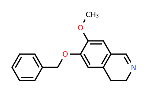 68360-22-5 | 6-(Benzyloxy)-7-methoxy-3,4-dihydroisoquinoline