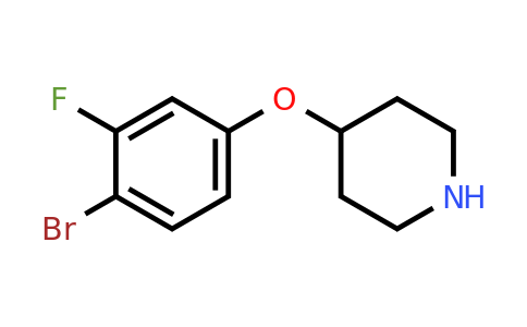 4-(4-Bromo-3-fluorophenoxy)piperidine