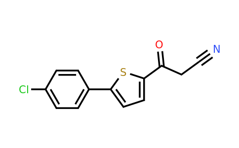 685120-60-9 | 3-(5-(4-Chlorophenyl)thiophen-2-yl)-3-oxopropanenitrile