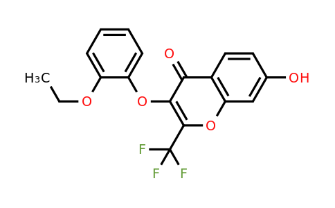 685861-47-6 | 3-(2-Ethoxyphenoxy)-7-hydroxy-2-(trifluoromethyl)-4H-chromen-4-one
