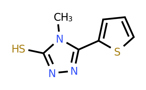68744-66-1 | 4-Methyl-5-(thiophen-2-yl)-4h-1,2,4-triazole-3-thiol