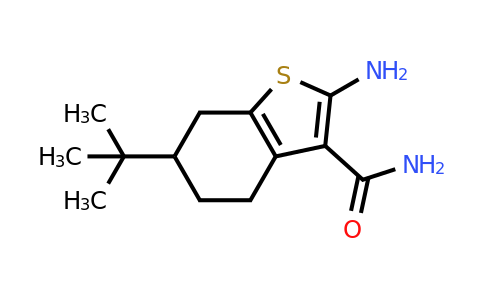 68746-25-8 | 2-Amino-6-(tert-butyl)-4,5,6,7-tetrahydrobenzo[b]thiophene-3-carboxamide