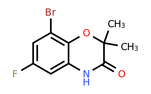 688363-74-8 | 8-Bromo-6-fluoro-2,2-dimethyl-4H-1,4-benzoxazin-3-one
