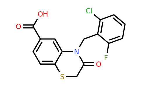 688760-38-5 | 4-(2-Chloro-6-fluorobenzyl)-3-oxo-3,4-dihydro-2H-benzo[b][1,4]thiazine-6-carboxylic acid