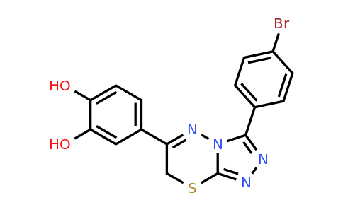 688792-19-0 | 4-[3-(4-bromophenyl)-7h-[1,2,4]triazolo[3,4-b][1,3,4]thiadiazin-6-yl]benzene-1,2-diol
