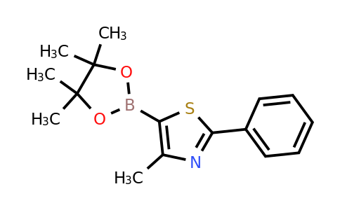 690632-24-7 | 4-Methyl-2-phenyl-5-(4,4,5,5-tetramethyl-1,3,2-dioxaborolan-2-yl)thiazole