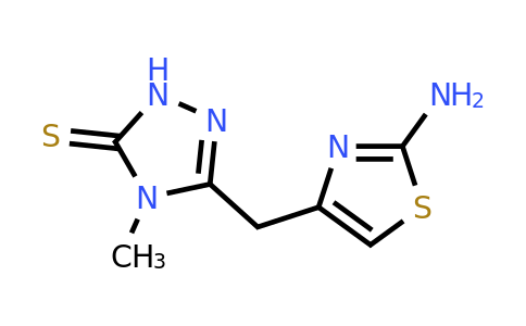 690642-82-1 | 3-[(2-Amino-1,3-thiazol-4-yl)methyl]-4-methyl-4,5-dihydro-1H-1,2,4-triazole-5-thione