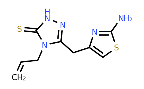 690643-10-8 | 4-Allyl-5-[(2-amino-1,3-thiazol-4-yl)methyl]-2,4-dihydro-3H-1,2,4-triazole-3-thione