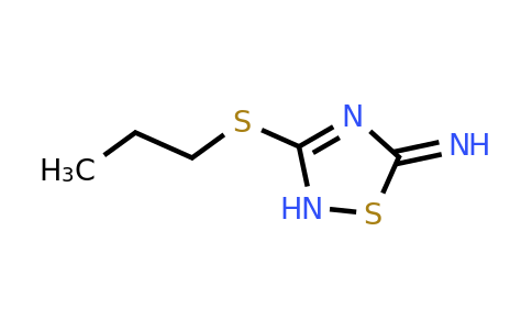 6913-15-1 | 3-(Propylsulfanyl)-1,2,4-thiadiazol-5-amine