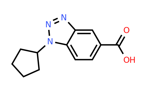 691363-08-3 | 1-Cyclopentyl-1,2,3-benzotriazole-5-carboxylic acid