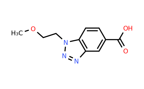 691363-17-4 | 1-(2-Methoxyethyl)-1h-benzo[d][1,2,3]triazole-5-carboxylic acid