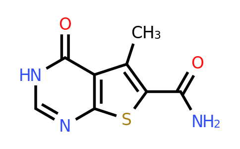 691862-37-0 | 5-Methyl-4-oxo-3h,4h-thieno[2,3-d]pyrimidine-6-carboxamide