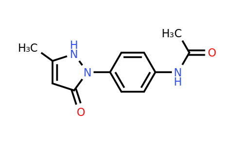 N-(4-(3-methyl-5-oxo-2,5-dihydro-1H-pyrazol-1-yl)phenyl)acetamide
