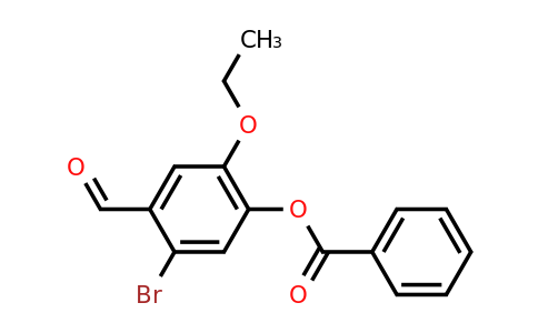 692266-89-0 | 5-bromo-2-ethoxy-4-formylphenyl benZoate