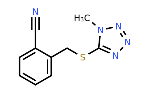 694504-59-1 | 2-(((1-Methyl-1h-tetrazol-5-yl)thio)methyl)benzonitrile