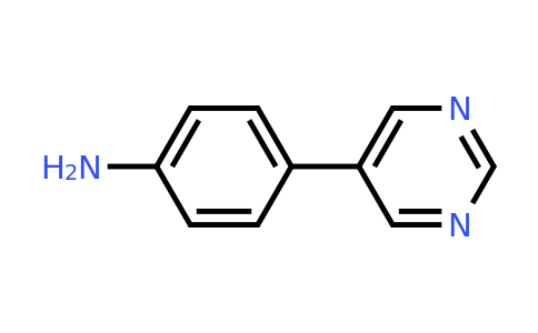 69491-60-7 | 4-(Pyrimidin-5-yl)aniline