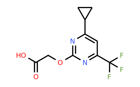 695191-60-7 | 2-((4-Cyclopropyl-6-(trifluoromethyl)pyrimidin-2-yl)oxy)acetic acid