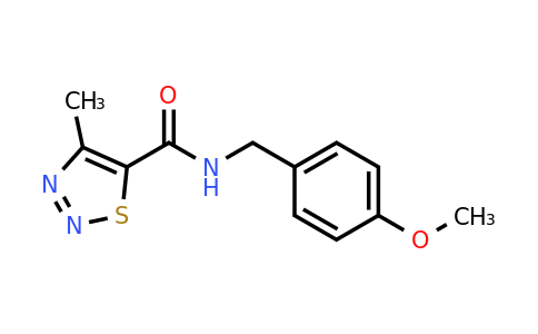 69636-19-7 | N-[(4-Methoxyphenyl)methyl]-4-methyl-1,2,3-thiadiazole-5-carboxamide
