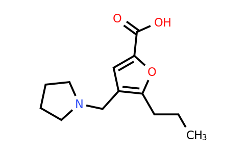 5-Propyl-4-(pyrrolidin-1-ylmethyl)furan-2-carboxylic acid
