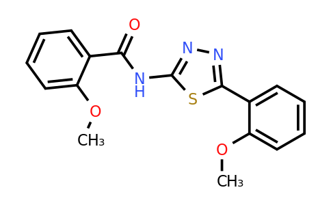 701227-09-0 | 2-Methoxy-N-(5-(2-methoxyphenyl)-1,3,4-thiadiazol-2-yl)benzamide