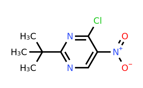 70227-50-8 | 2-(tert-Butyl)-4-chloro-5-nitropyrimidine