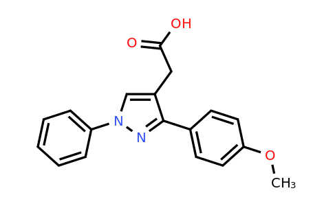 70598-13-9 | 2-[3-(4-methoxyphenyl)-1-phenyl-1h-pyrazol-4-yl]acetic acid