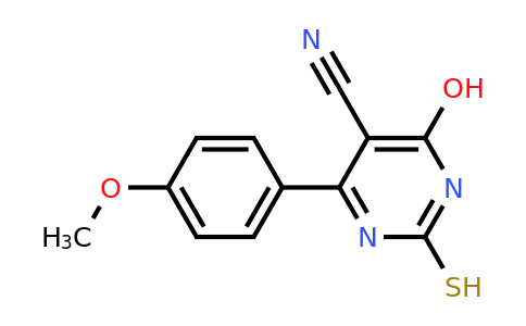 70638-54-9 | 1,2,3,4-Tetrahydro-6-(4-methoxyphenyl)-4-oxo-2-thioxo-5-pyrimidinecarbonitrile