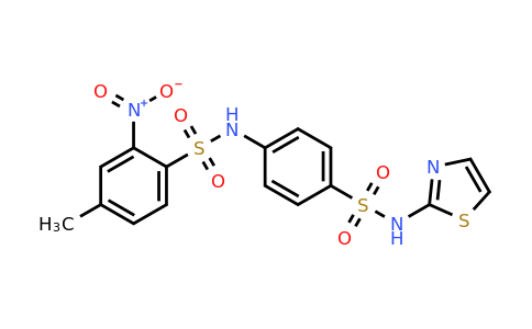 712326-63-1 | 4-Methyl-2-nitro-N-(4-(N-(thiazol-2-yl)sulfamoyl)phenyl)benzenesulfonamide