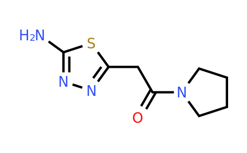714278-22-5 | 2-(5-Amino-1,3,4-thiadiazol-2-yl)-1-(pyrrolidin-1-yl)ethan-1-one