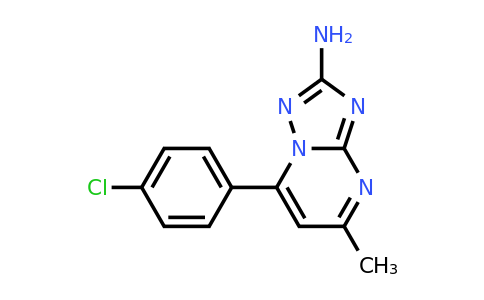 714278-25-8 | 7-(4-Chlorophenyl)-5-methyl-[1,2,4]triazolo[1,5-a]pyrimidin-2-amine