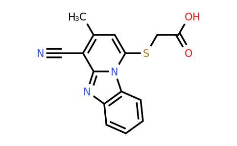 714942-01-5 | 2-((4-Cyano-3-methylbenzo[4,5]imidazo[1,2-a]pyridin-1-yl)thio)acetic acid