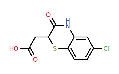 7190-20-7 | 2-(6-Chloro-3-oxo-3,4-dihydro-2h-1,4-benzothiazin-2-yl)acetic acid