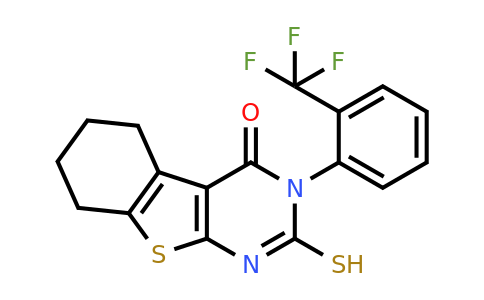721418-50-4 | 2-Mercapto-3-(2-(trifluoromethyl)phenyl)-5,6,7,8-tetrahydrobenzo[4,5]thieno[2,3-d]pyrimidin-4(3h)-one