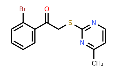 721891-90-3 | 1-(2-Bromophenyl)-2-((4-methylpyrimidin-2-yl)thio)ethan-1-one