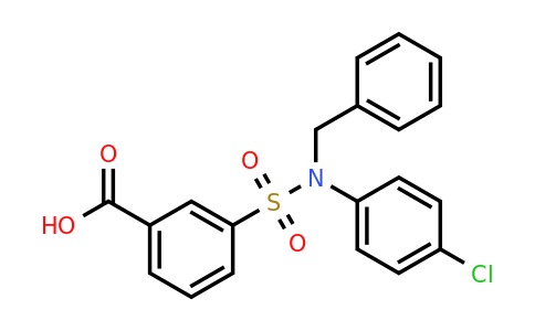 721903-22-6 | 3-[benzyl(4-chlorophenyl)sulfamoyl]benzoic acid