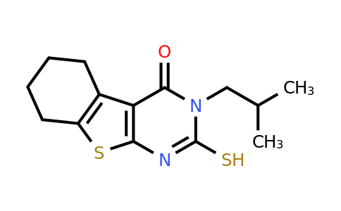 721908-18-5 | 3-Isobutyl-2-mercapto-5,6,7,8-tetrahydrobenzo[4,5]thieno[2,3-d]pyrimidin-4(3h)-one