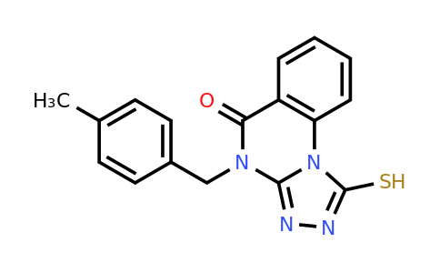 722465-51-2 | 4-[(4-methylphenyl)methyl]-1-sulfanyl-4h,5h-[1,2,4]triazolo[4,3-a]quinazolin-5-one