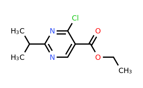 72419-33-1 | Ethyl 4-chloro-2-(propan-2-yl)pyrimidine-5-carboxylate