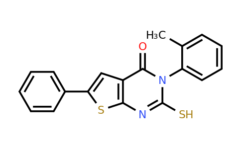 724704-32-9 | 2-Mercapto-6-phenyl-3-(o-tolyl)thieno[2,3-d]pyrimidin-4(3h)-one